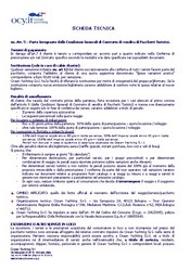 Scheda tecnica della crociera